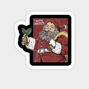 Vintage Santa Claus Sticker